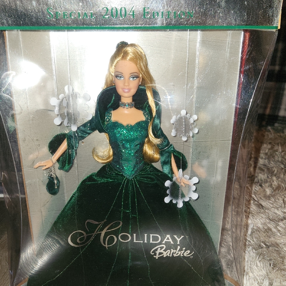 Barbie Holiday Doll in Emerald Green Gown